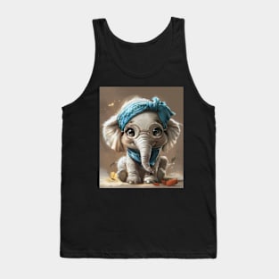 Elephant Population Challenges Tank Top